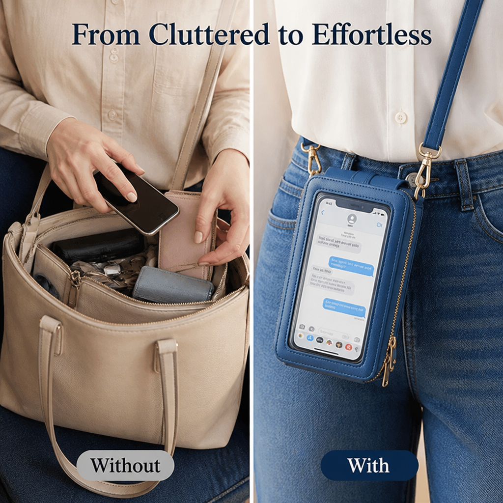 PocketGo™ — Crossbody Phone Holder Bag