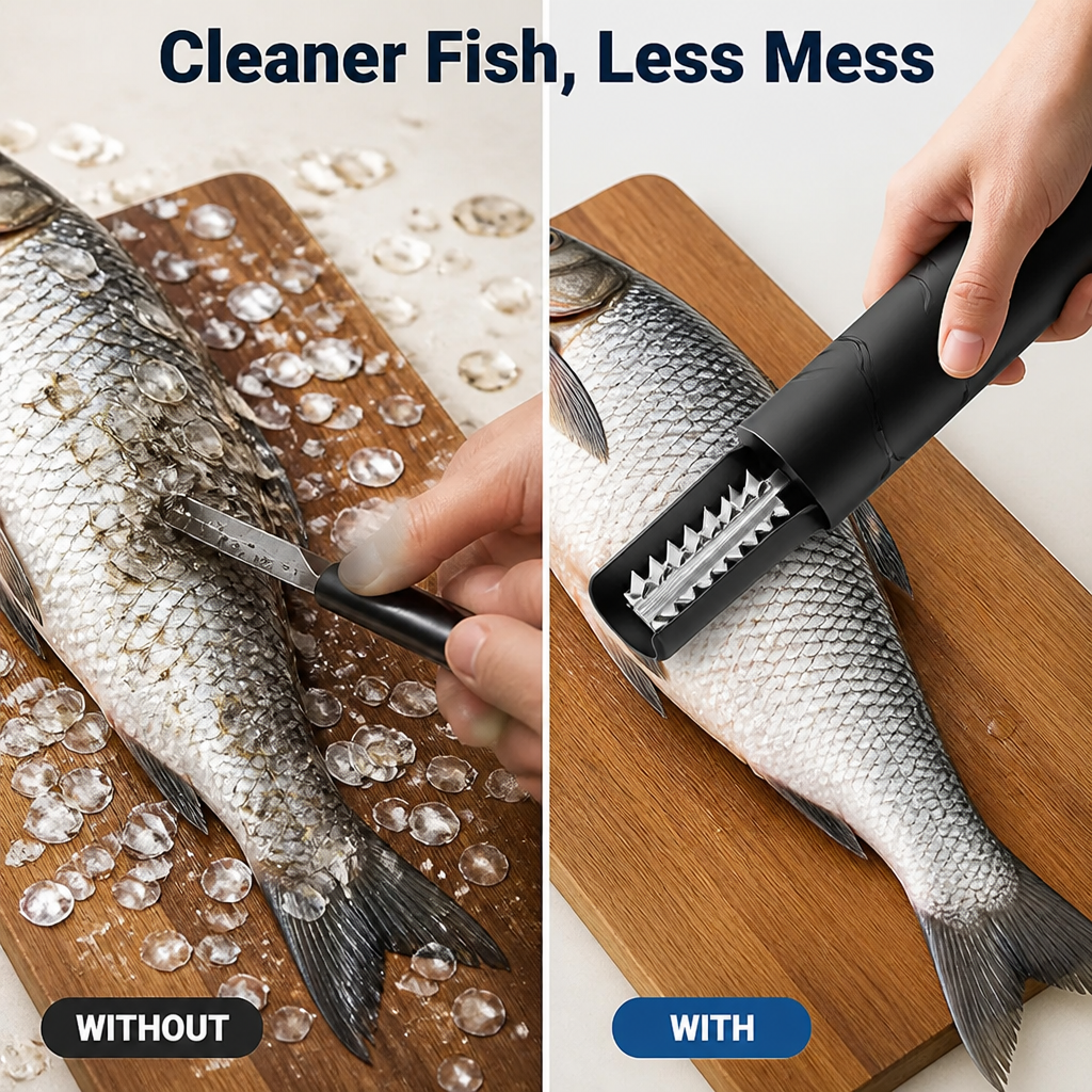 ScaleSwift™ Electric Fish Scaler — Fast, Mess-Free Cleaning