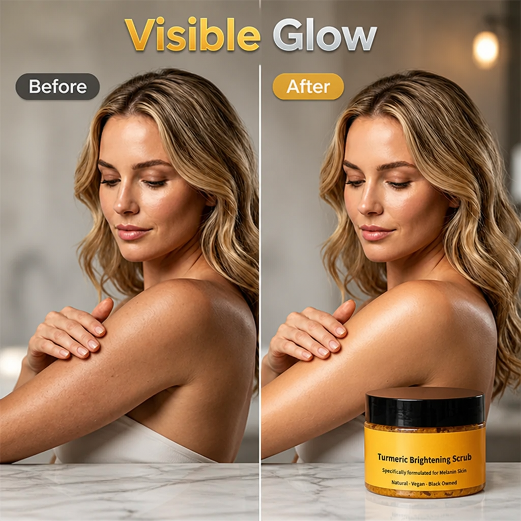 GlowTan™ — Turmeric Brightening Body Scrub