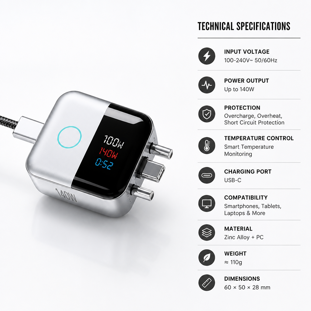 PowerGuard™ — Portable Charging Safety Hub
