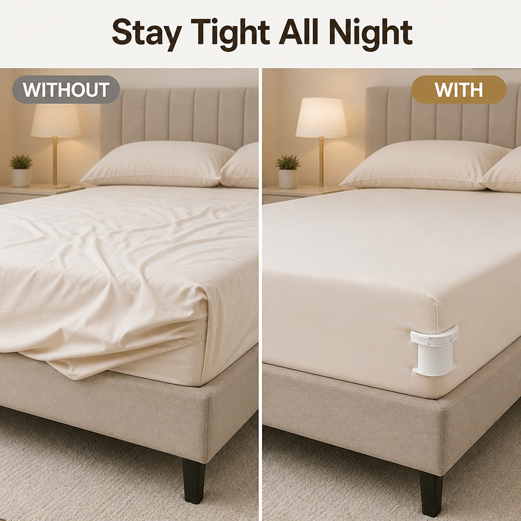 TuckPro™ — Adjustable Bed Sheet Grippers