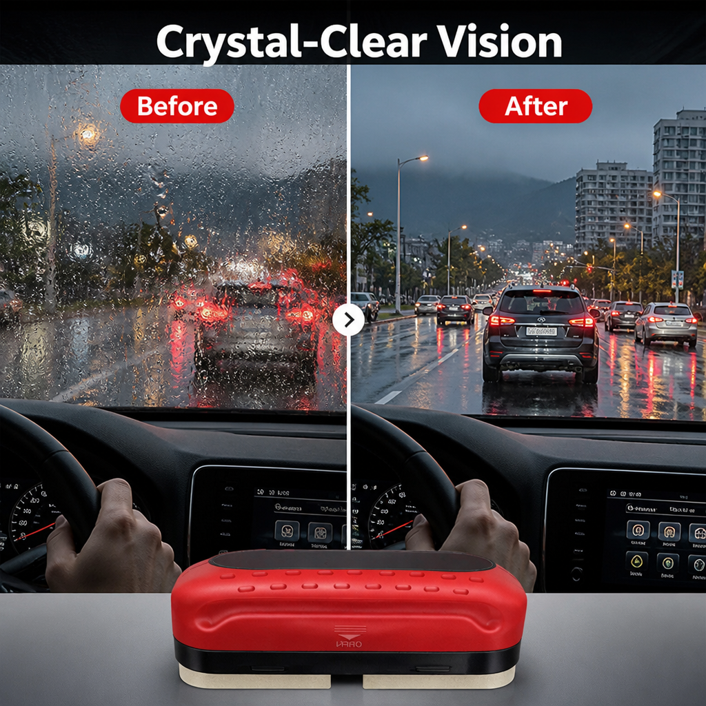 RainGuard™ — Crystal-Clear Windshield Treatment
