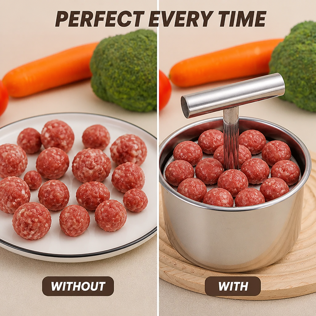 BallForm™ — Quick Meatball Shaping Tool