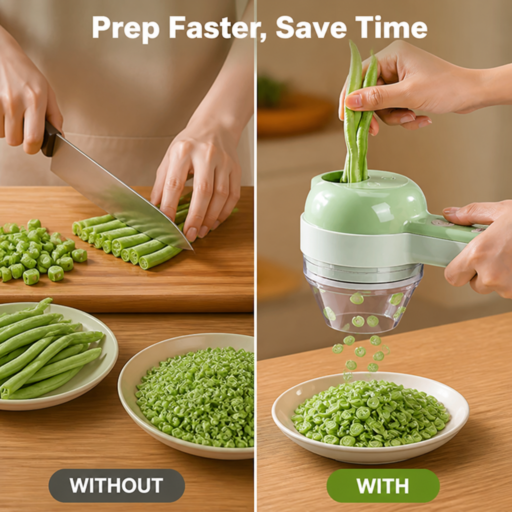 ChopSwift™ 5-in-1 Electric Food Chopper — Prep in Seconds