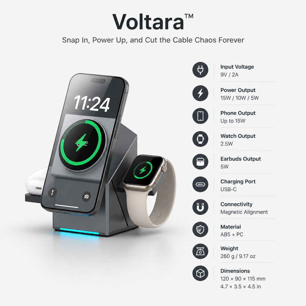 VoltStation™ — Charge Everything in One Place