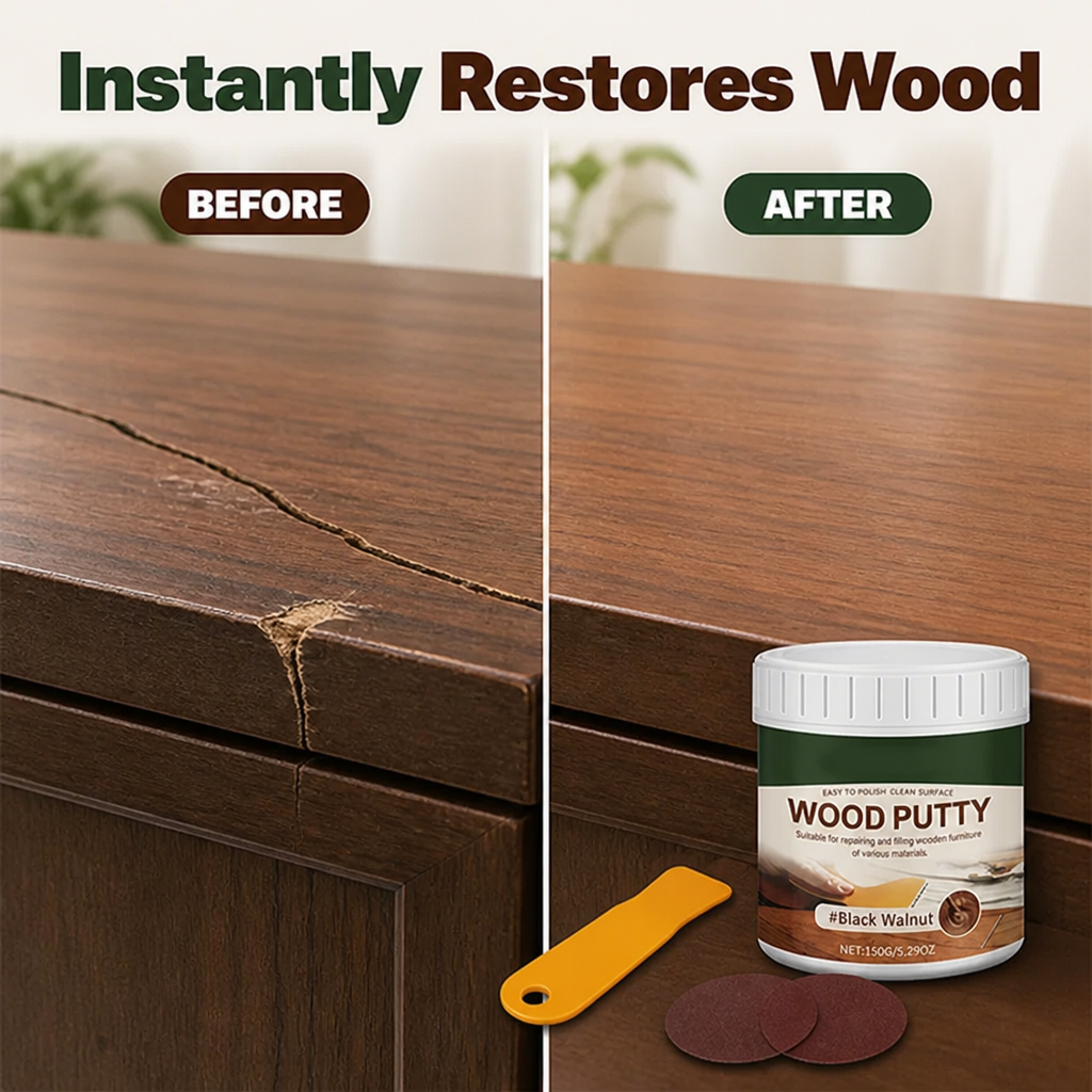 WoodFix™ — Professional Wood Putty Repair Kit