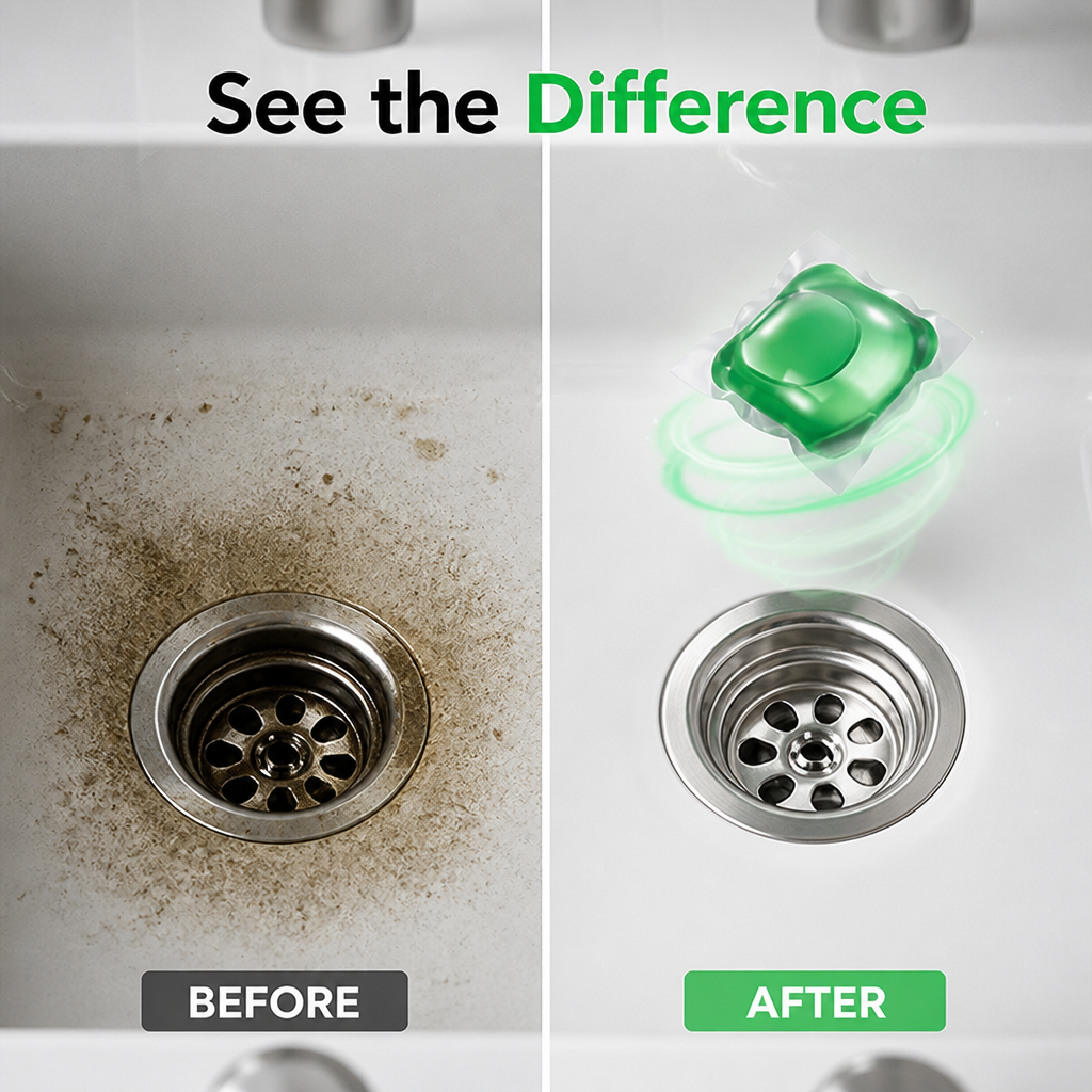 FreshFlow™ — Drain Cleaning Pods