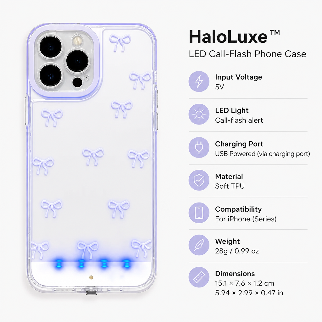 GlowCase™ — LED Light-Up Phone Case
