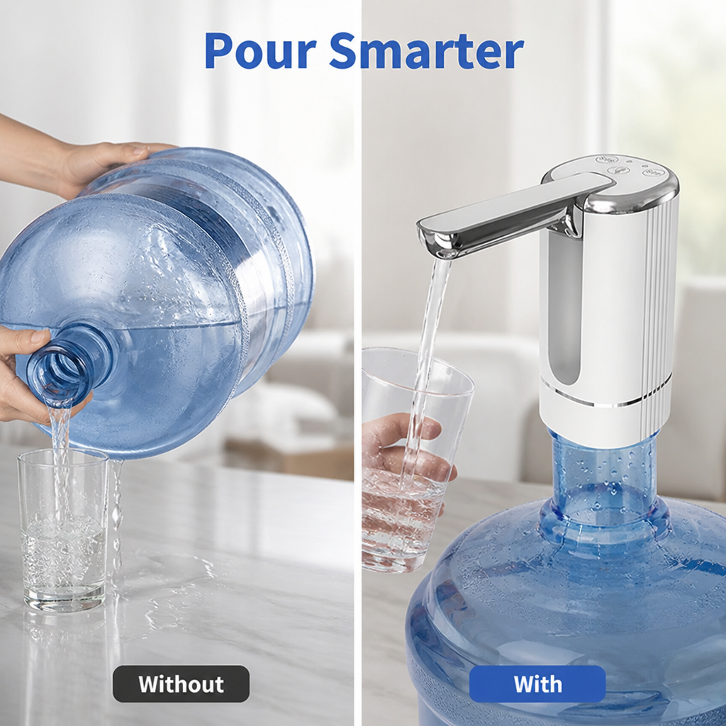 PurePour™ — Automatic Water Bottle Dispenser