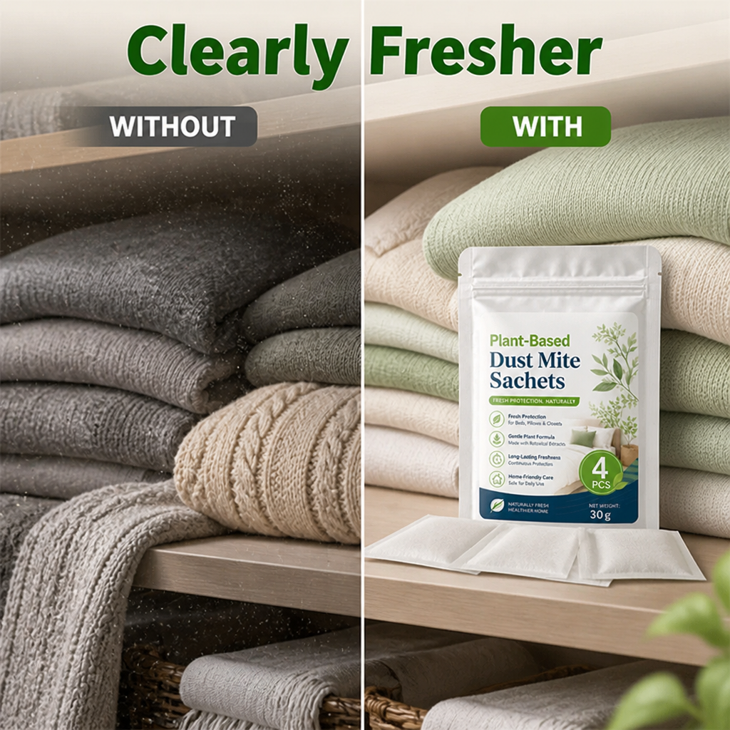 PureBreathe™ — Natural Dust Mite Control Sachets