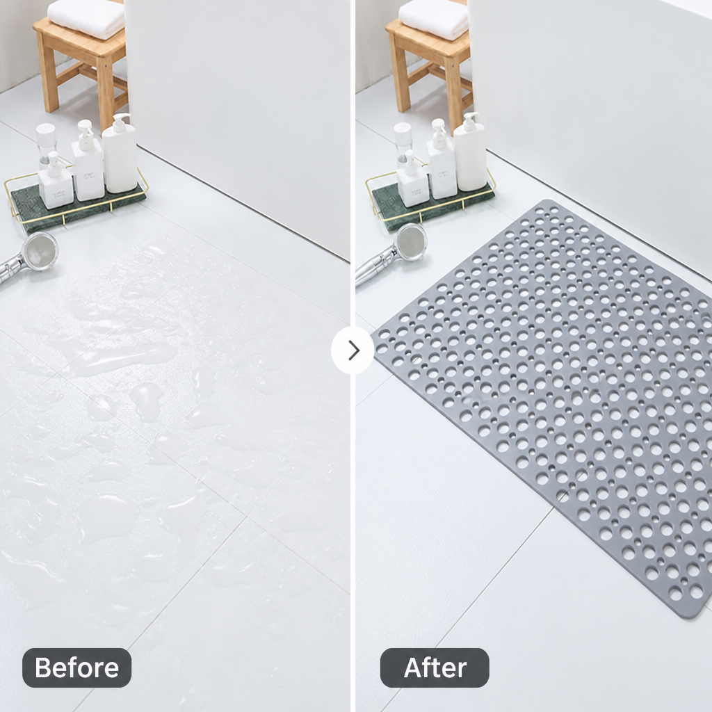 GripMat™ — Non-Slip Shower Floor Mat