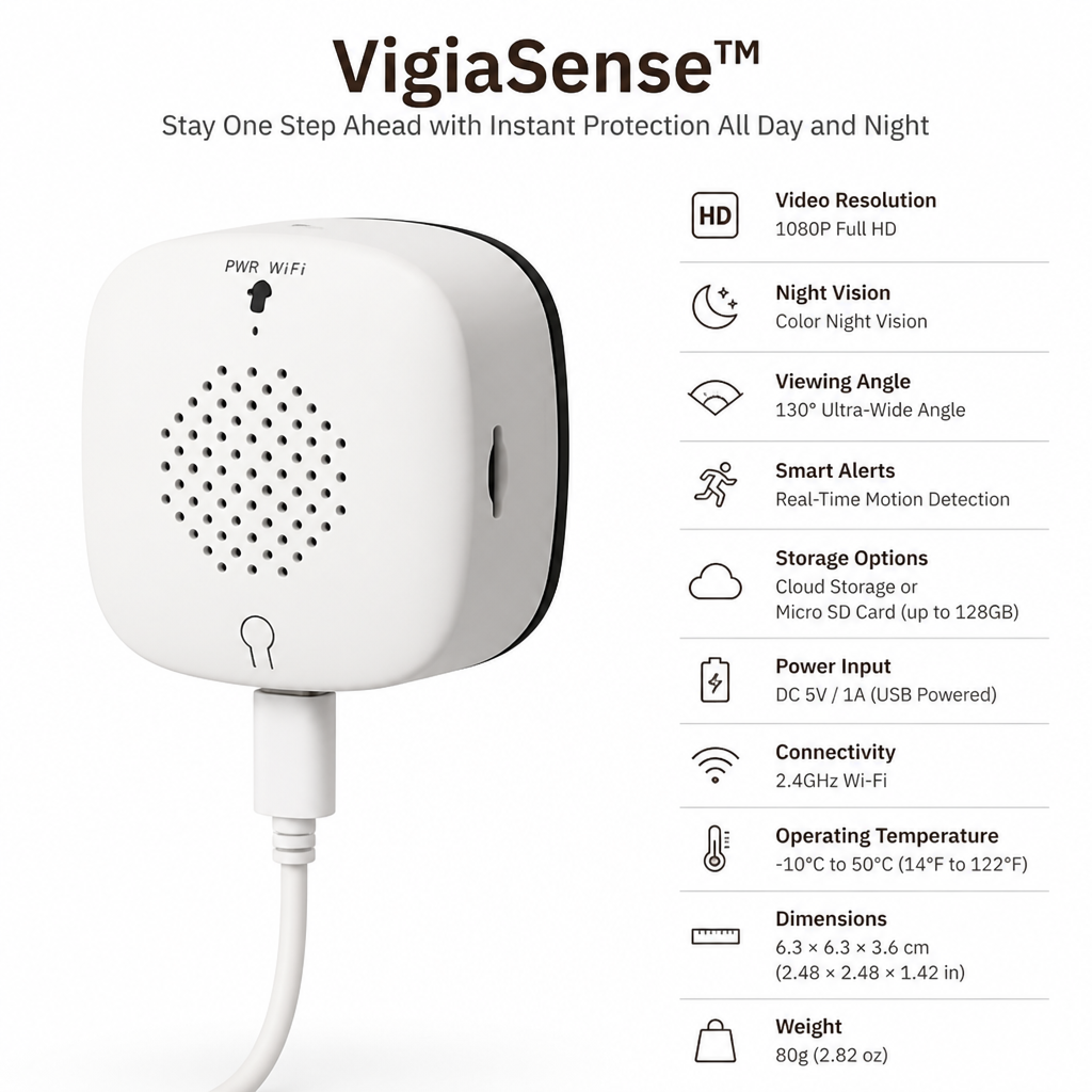 WatchNest™ Indoor Security Camera — Peace of Mind 24/7