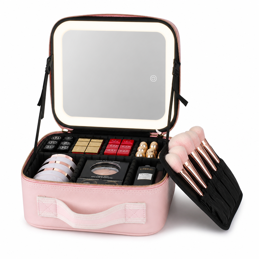 BeautyVault™ — Travel Makeup Storage Case