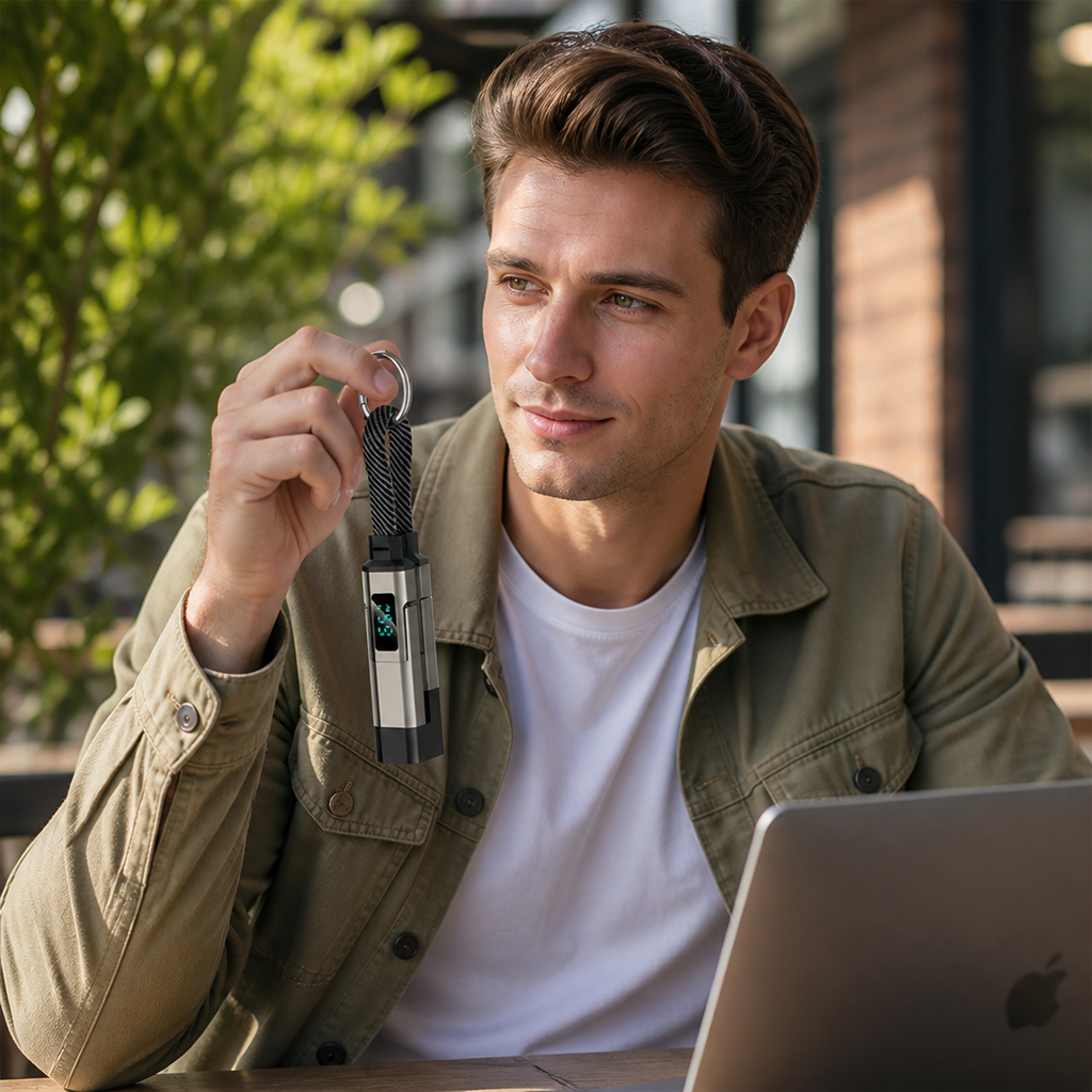 PowerLoop™ — Portable Keychain Power Bank