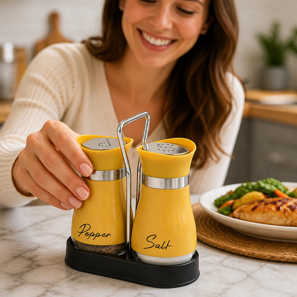 SpiceMate™ — Automatic Seasoning Grinder Duo