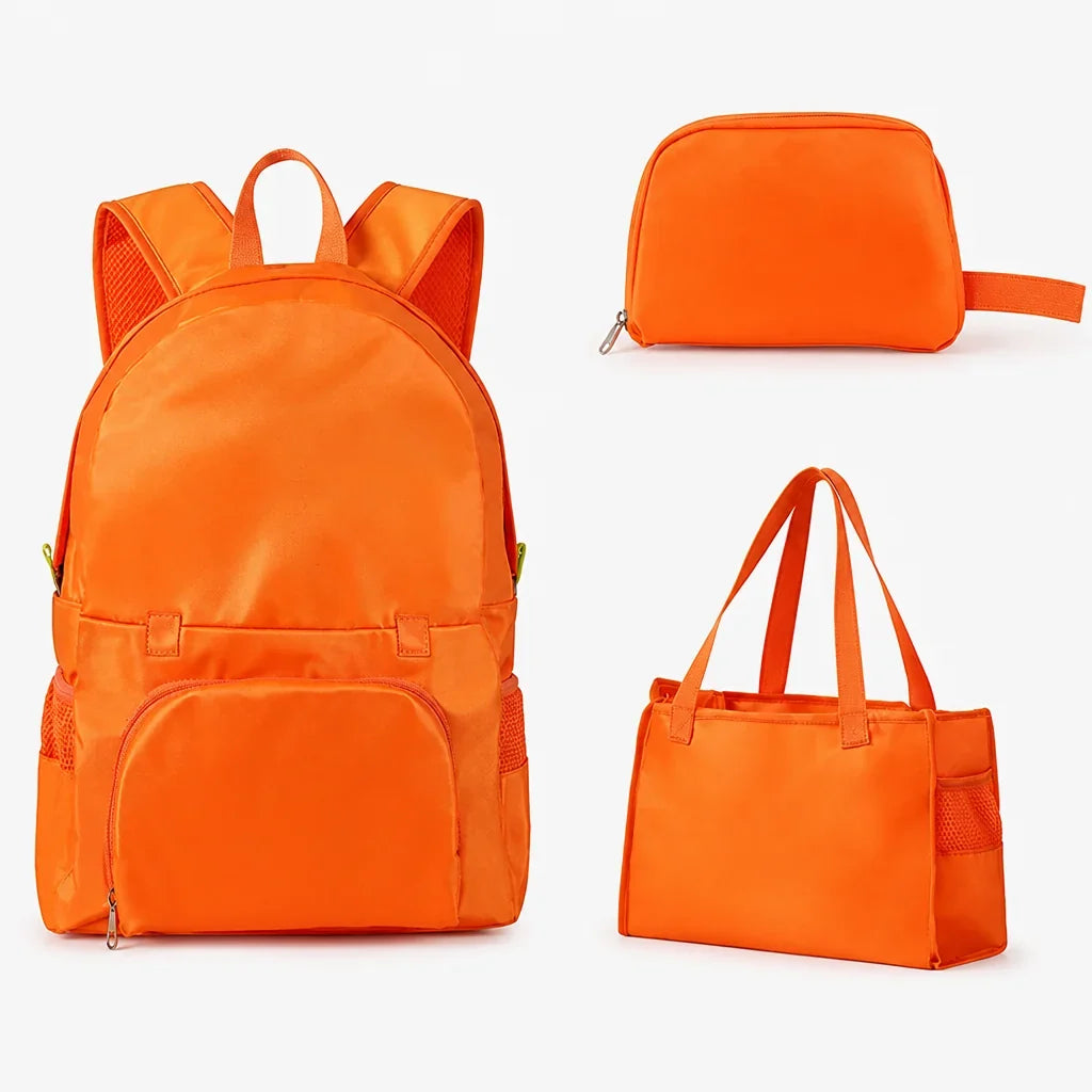 FlexPack™ — Lightweight Backpack & Tote Set