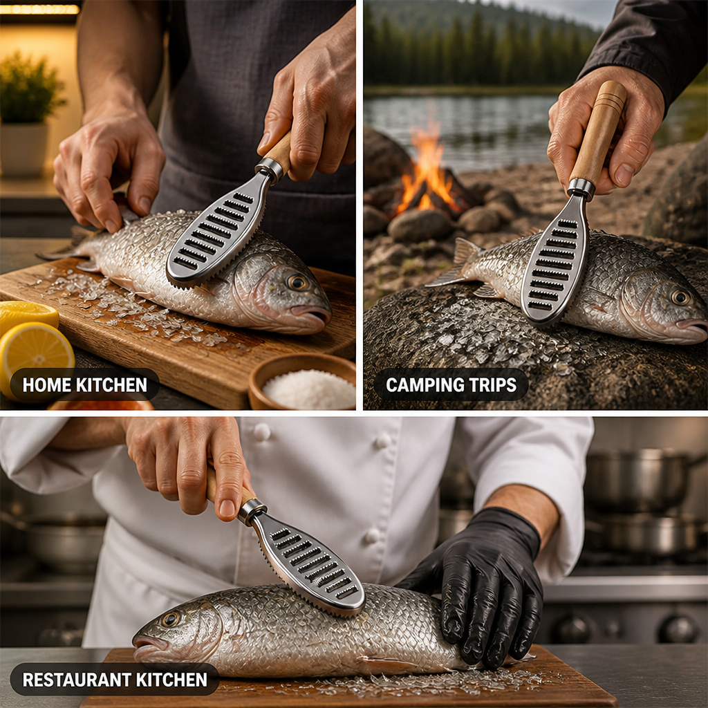 FishScalePro™ — Stainless Steel Fish Scaler