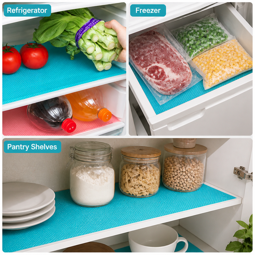 FreshGuard™ — Waterproof Refrigerator Shelf Liner