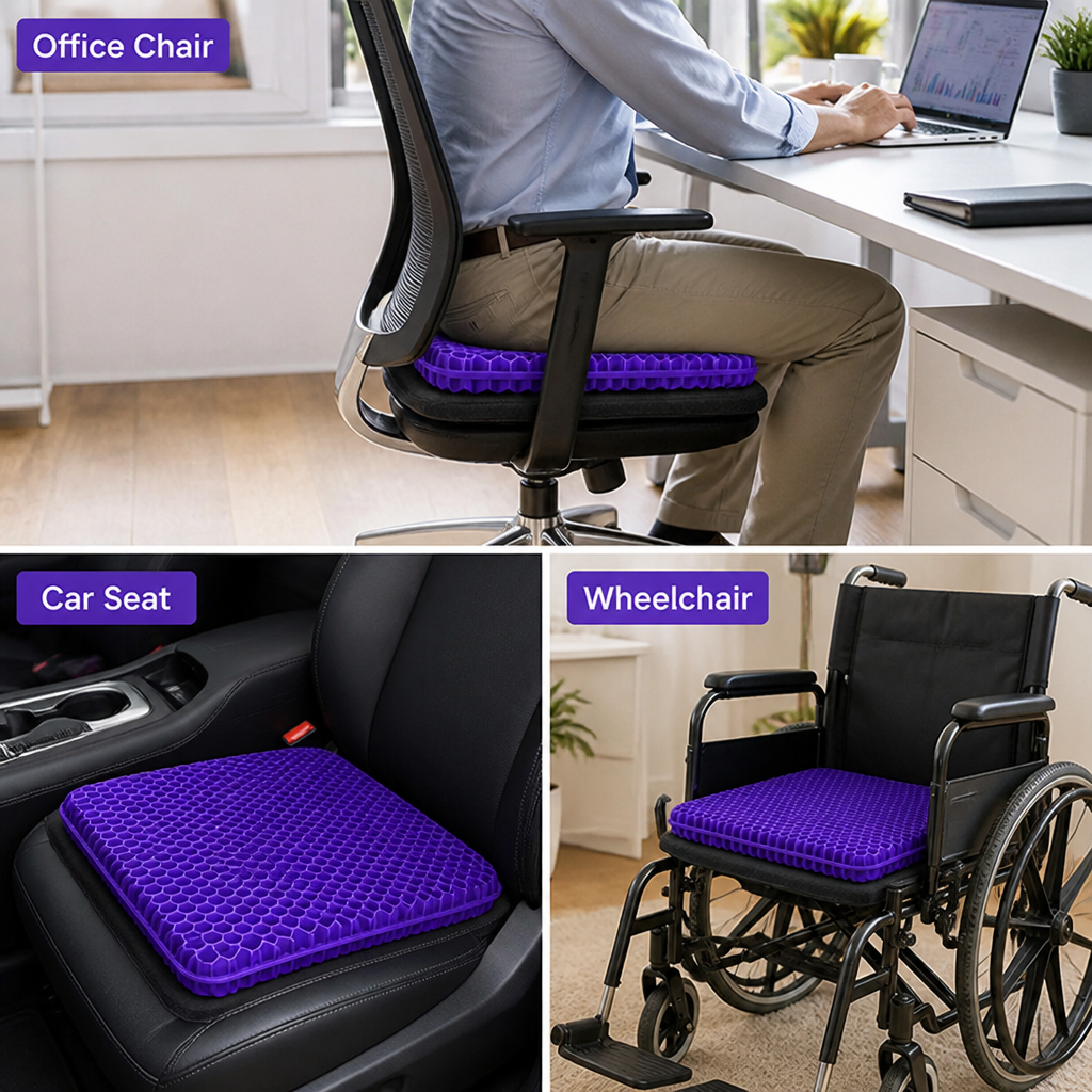CushionFlex™ — Smart Comfort for Long Hours of Sitting