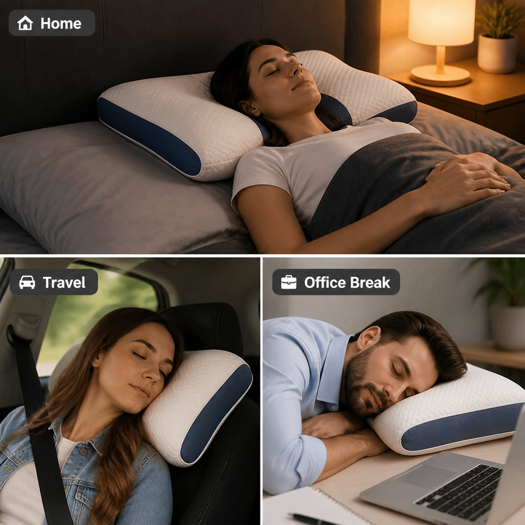 SleepAlign™ — Ergonomic Neck Support Pillow