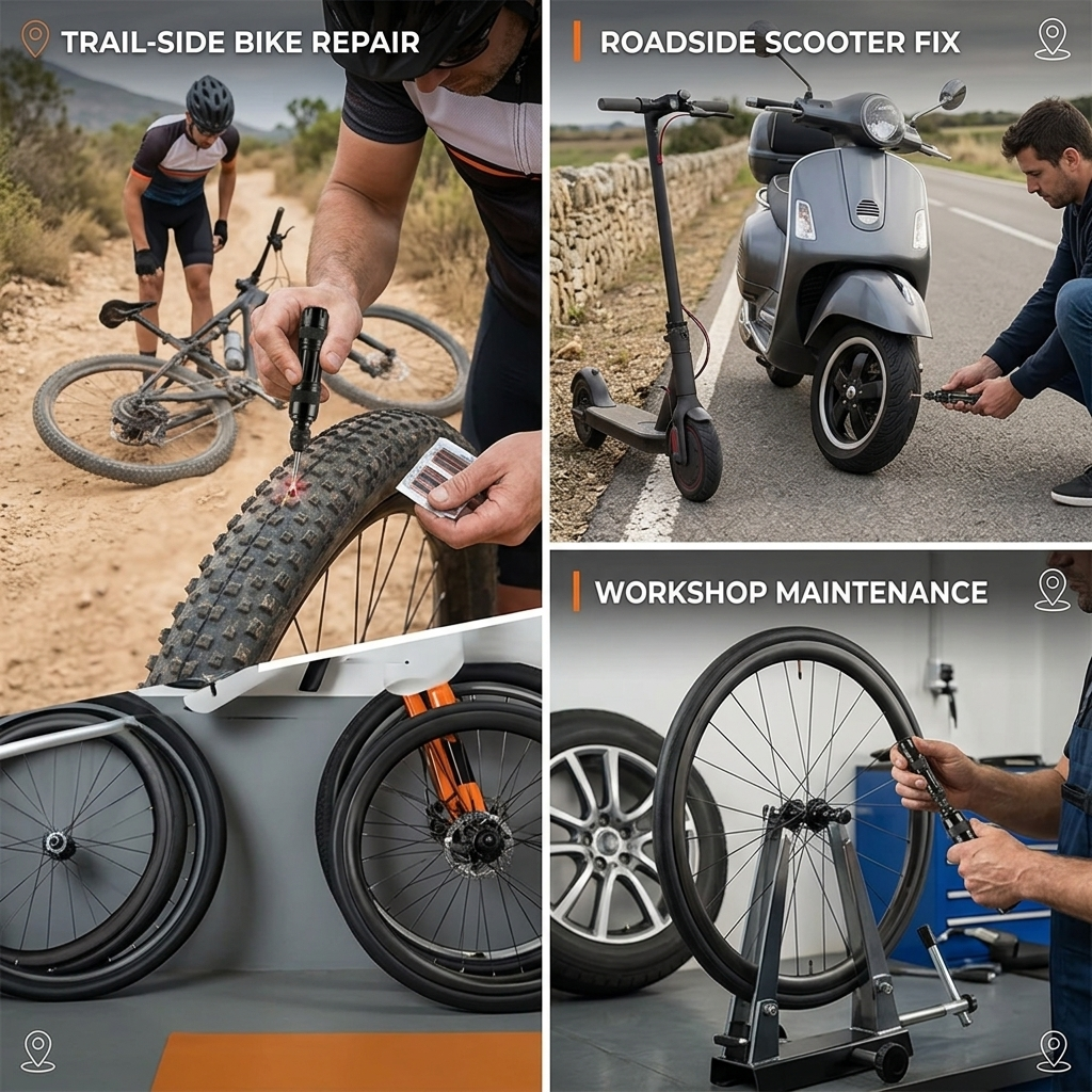 TirePro™ — Portable Tire Repair Inflator