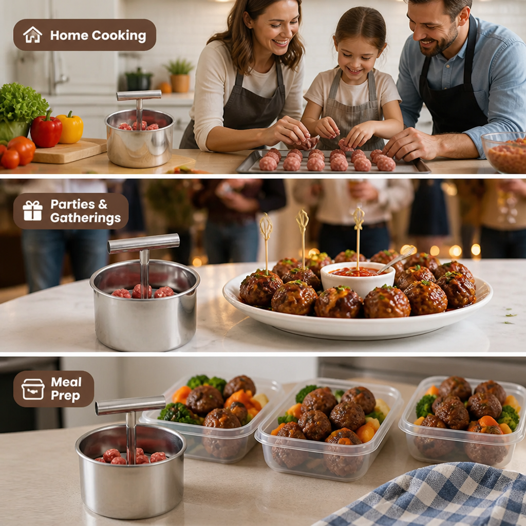 BallForm™ — Quick Meatball Shaping Tool
