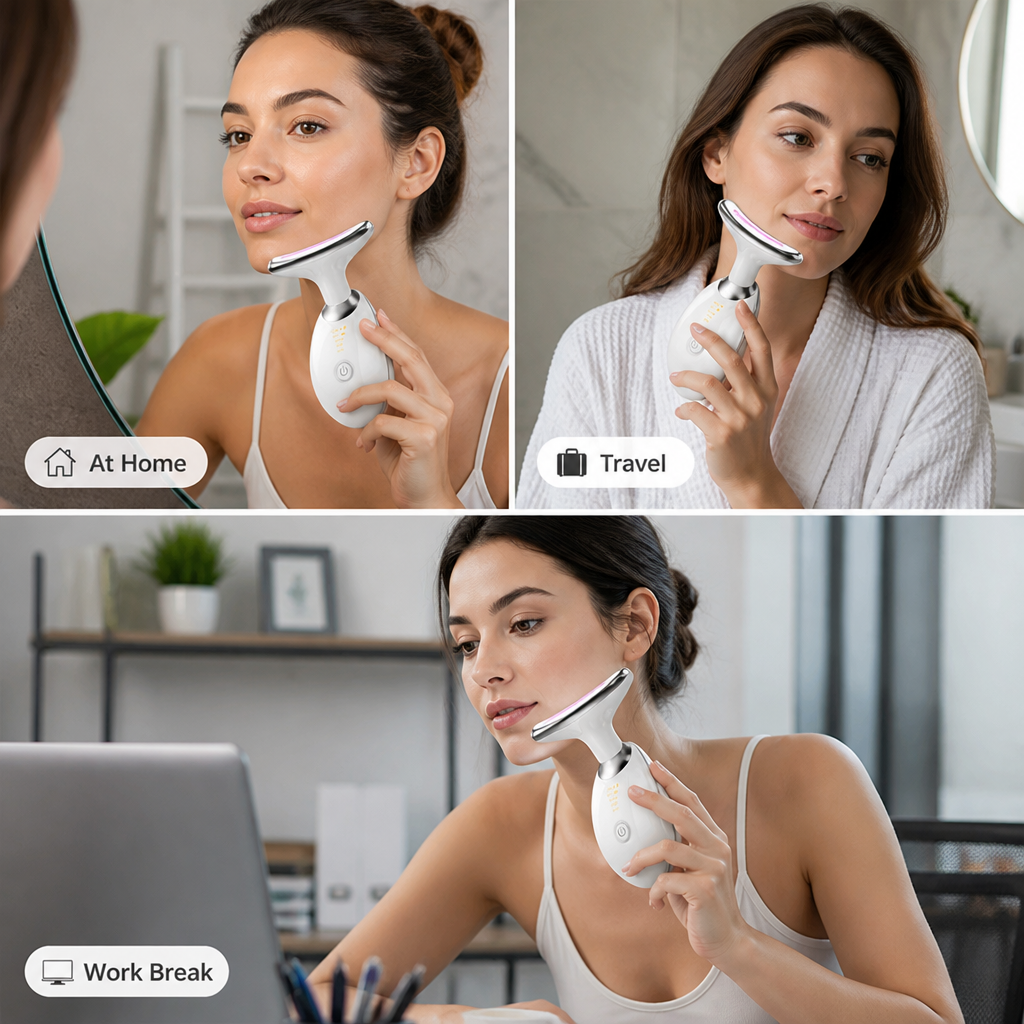 GlowContour™ — At-Home Facial Massage Device