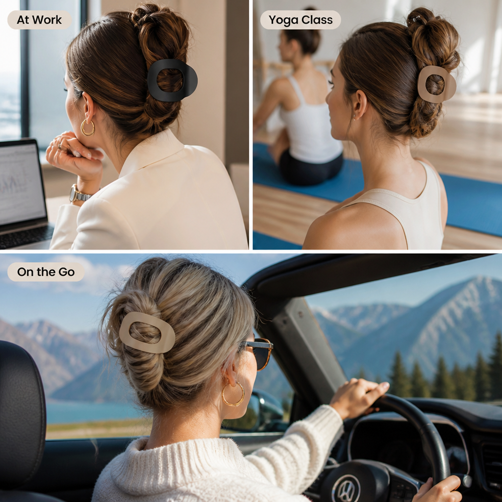 ClawEase™ — Effortless Everyday Hair Styling with a Secure Hold