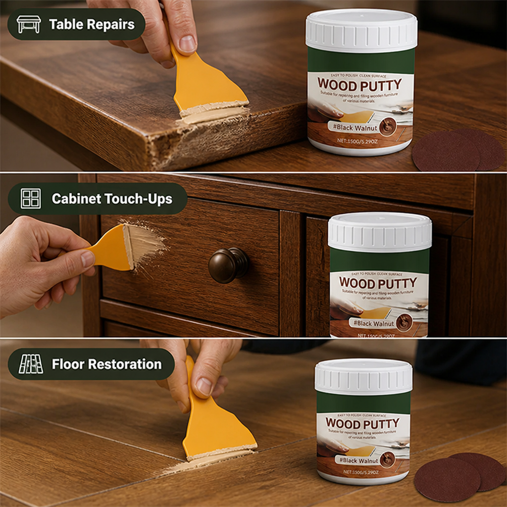WoodFix™ — Professional Wood Putty Repair Kit