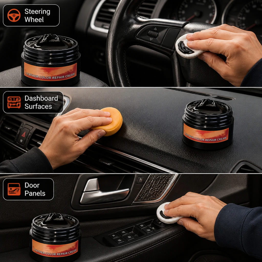 CabinGlow™ Car Interior Leather Restorer — Like-New Interior