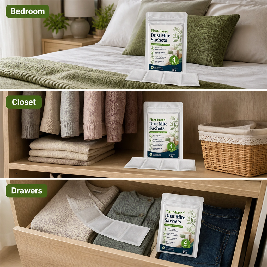 PureBreathe™ — Natural Dust Mite Control Sachets