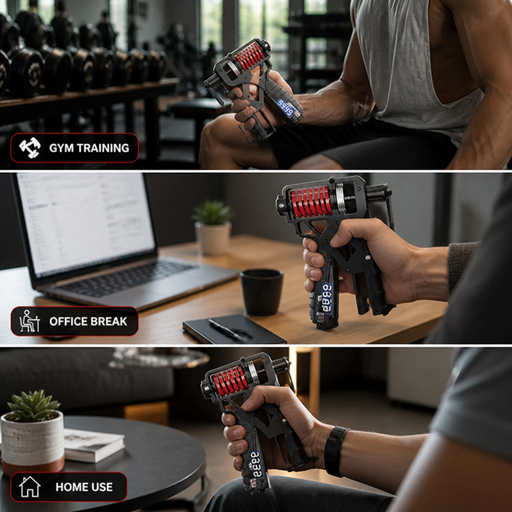 GripCore™ — Progressive Hand Strength Trainer