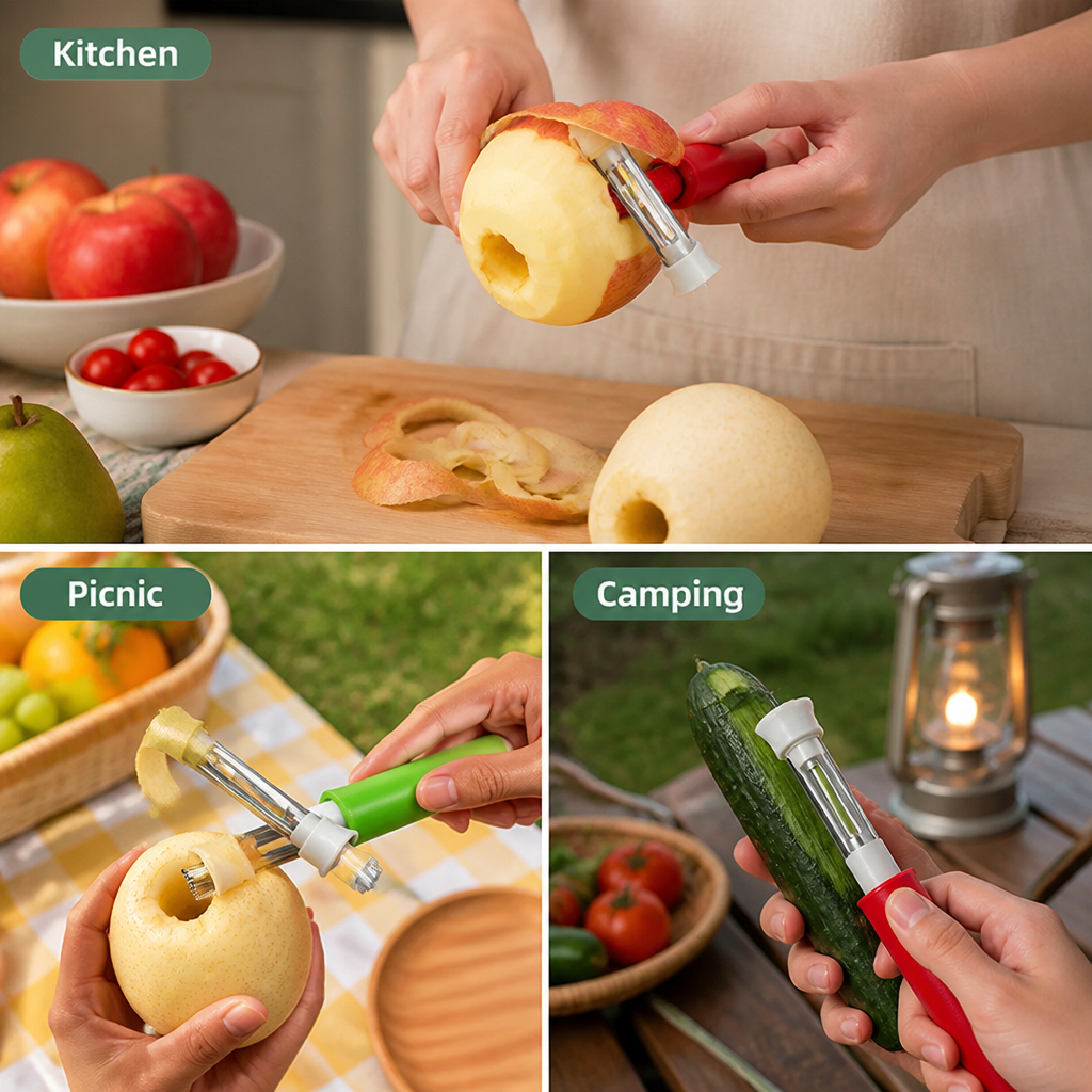 CoreEase™ — 2-in-1 Fruit Coring Tool