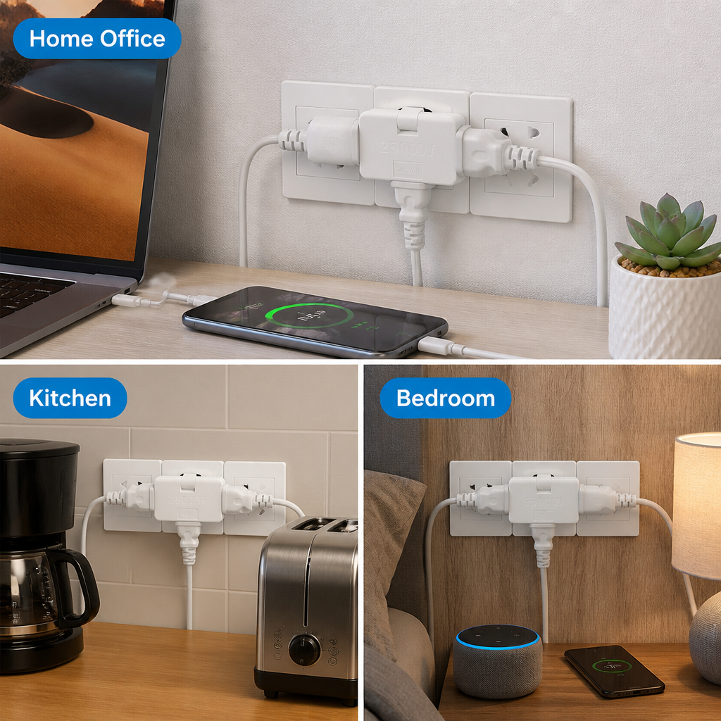 PowerLink™ — 3-Port Wall Power Adapter