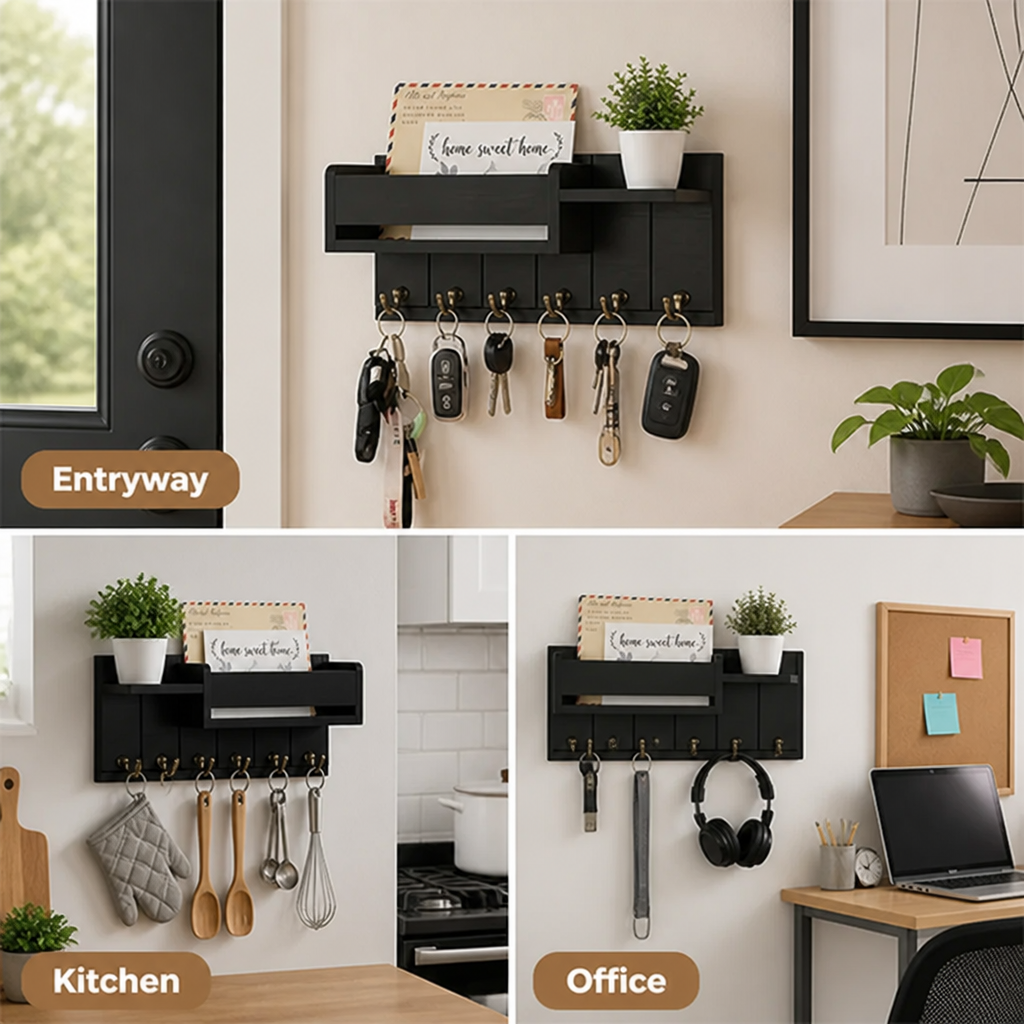 EntryNest™ Wall Organizer — Clutter-Free Entryway