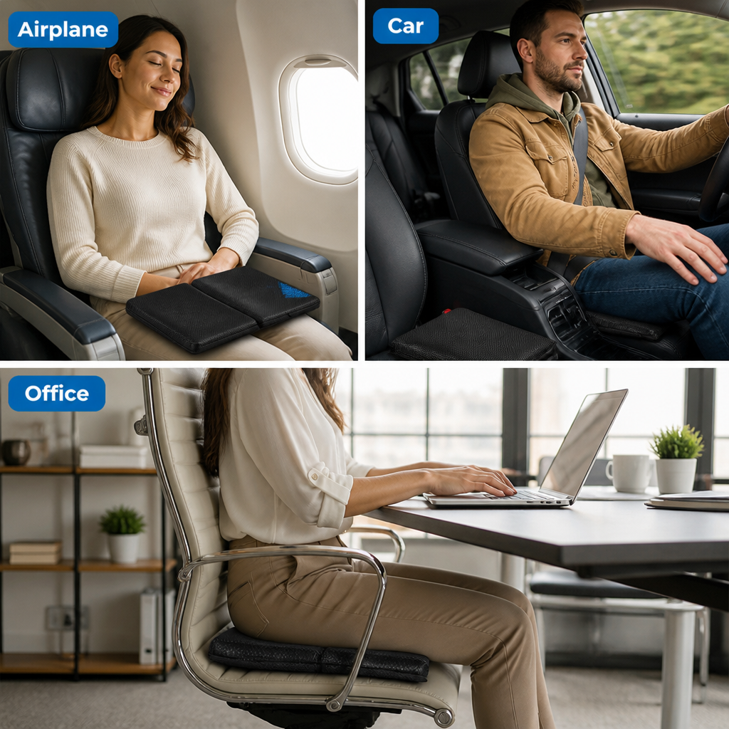 ComfortFold™ — Foldable Travel Support Pillow