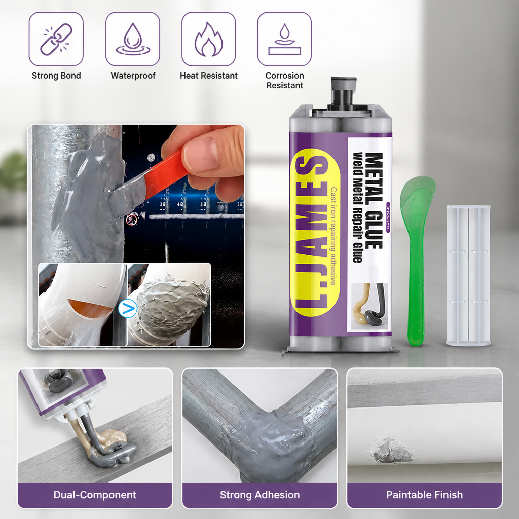 IronBond™ Metal Repair Adhesive — Strong, Lasting Fixes