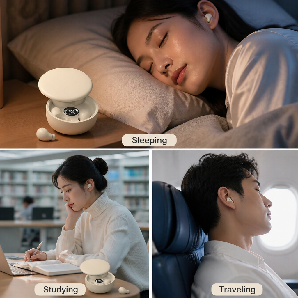 DreamPod™ — A Calming Bedside Companion for Restful Nights