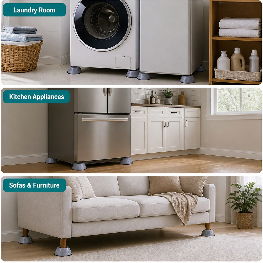 SpinGuard™ — Washing Machine Anti-Vibration Pads