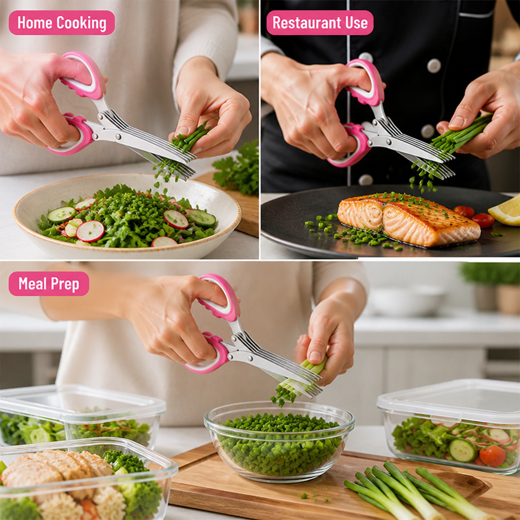 ChopSwift™ — 5-Blade Herb Scissors