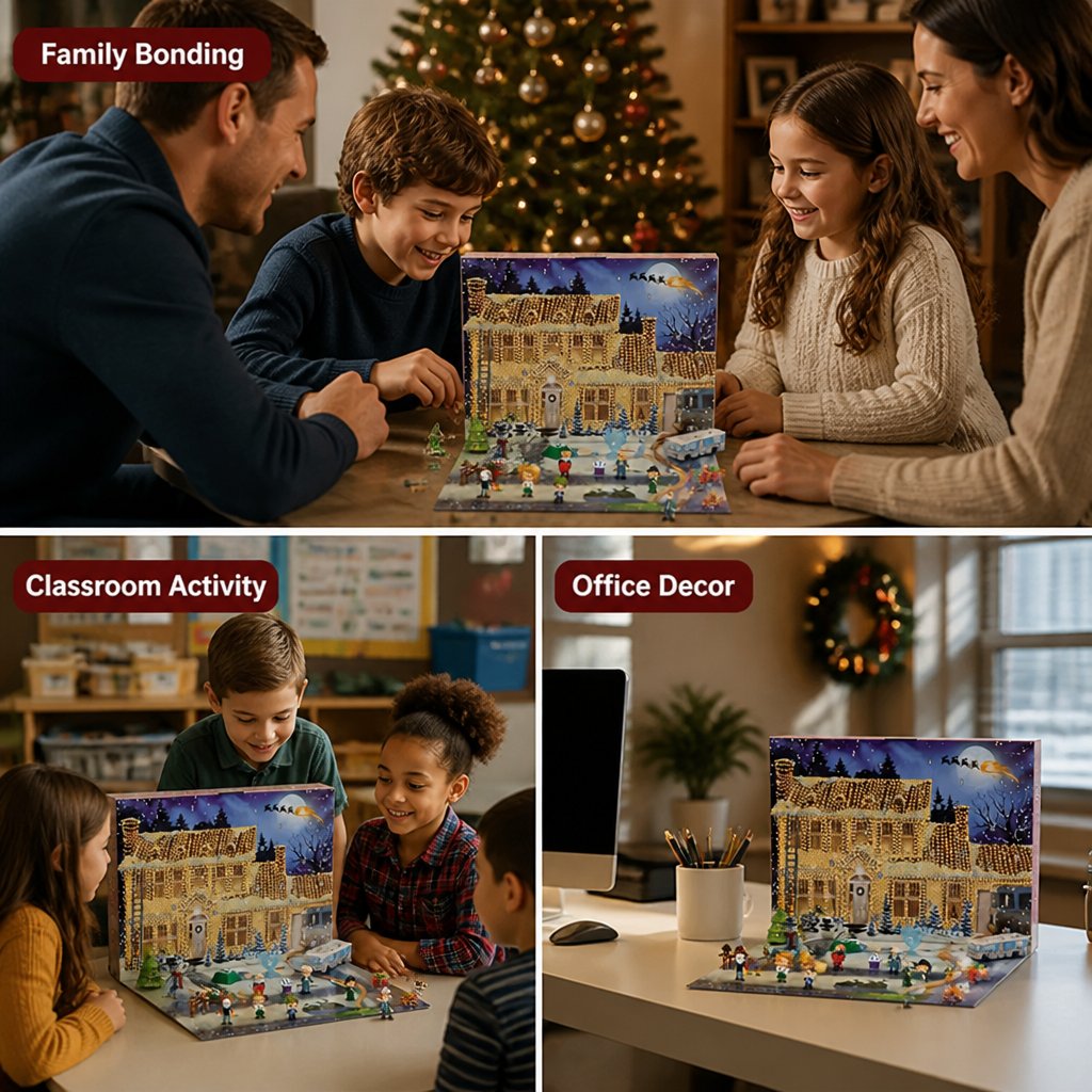 WinterVillage™ — Christmas Village Puzzle Set