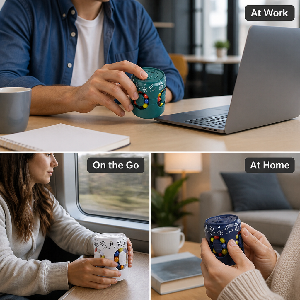 FocusCube™ — Colorful Stress Relief Fidget Puzzle