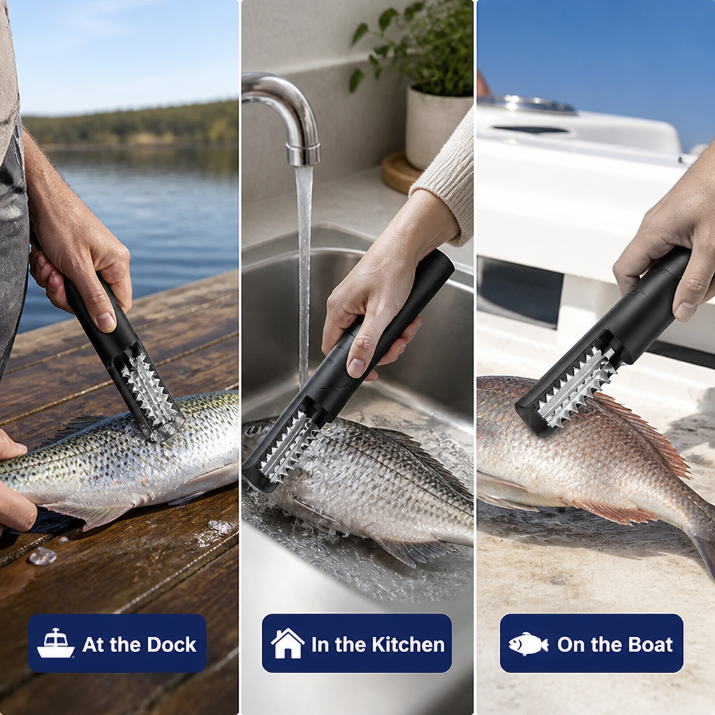 ScaleSwift™ Electric Fish Scaler — Fast, Mess-Free Cleaning