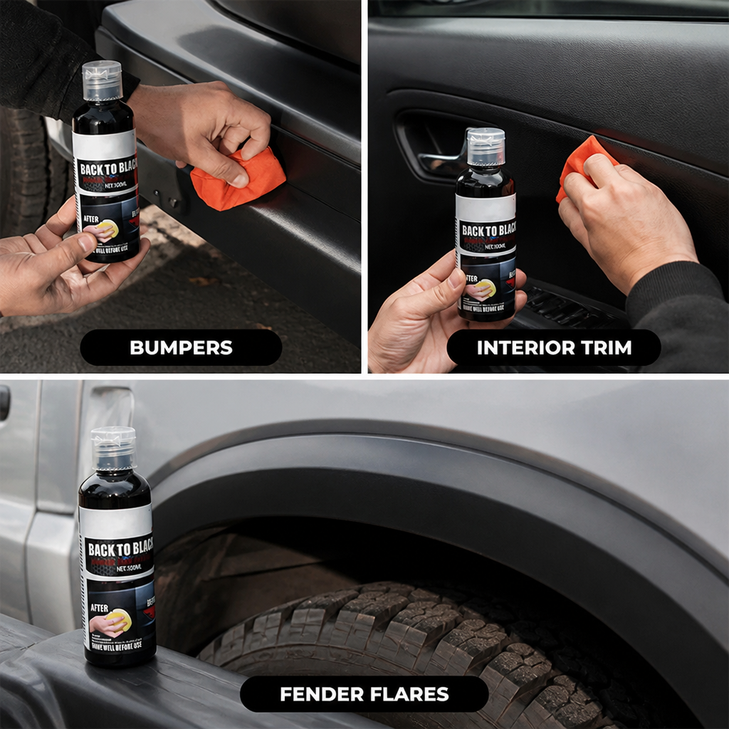 TrimRenew™ Black Trim Restorer — Showroom-Ready Shine