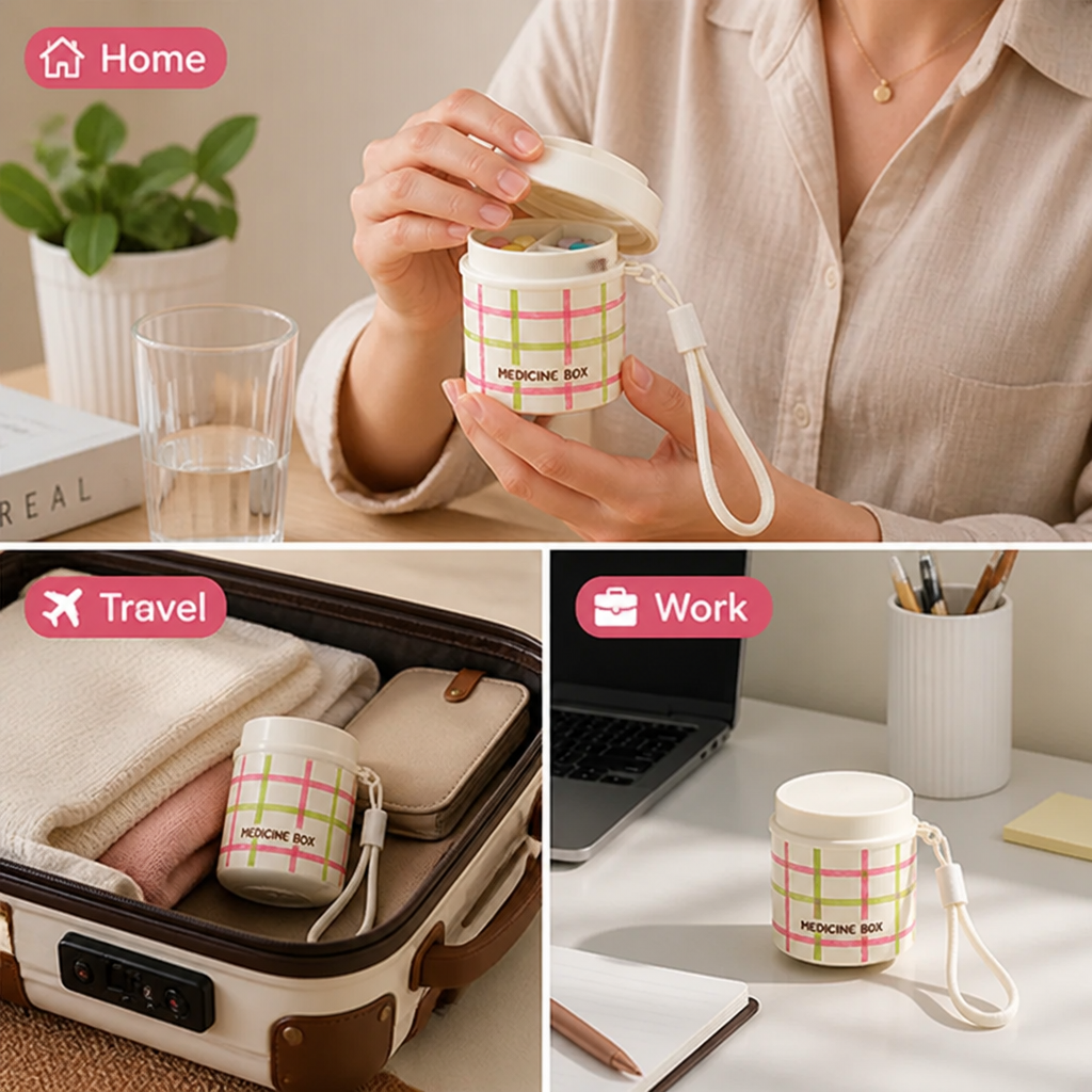 MedCarry™ — Portable Medicine Organizer