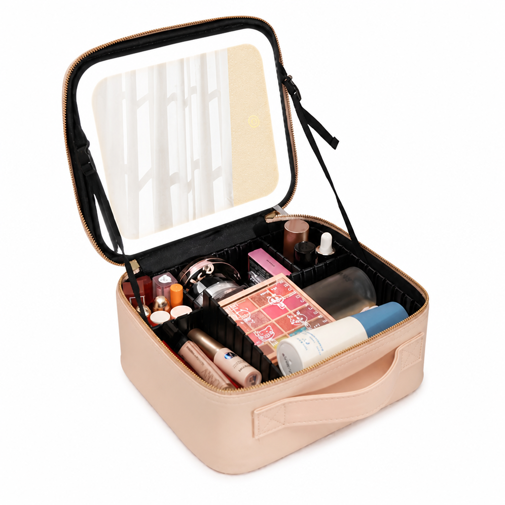 BeautyVault™ — Travel Makeup Storage Case