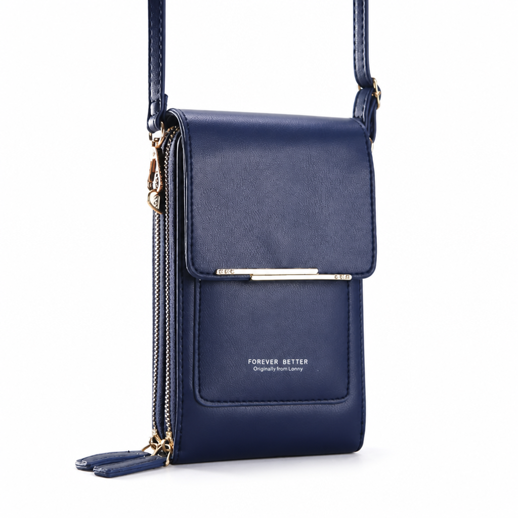 TouchPouch™ Touchscreen Crossbody Phone Wallet — Hands-Free Style