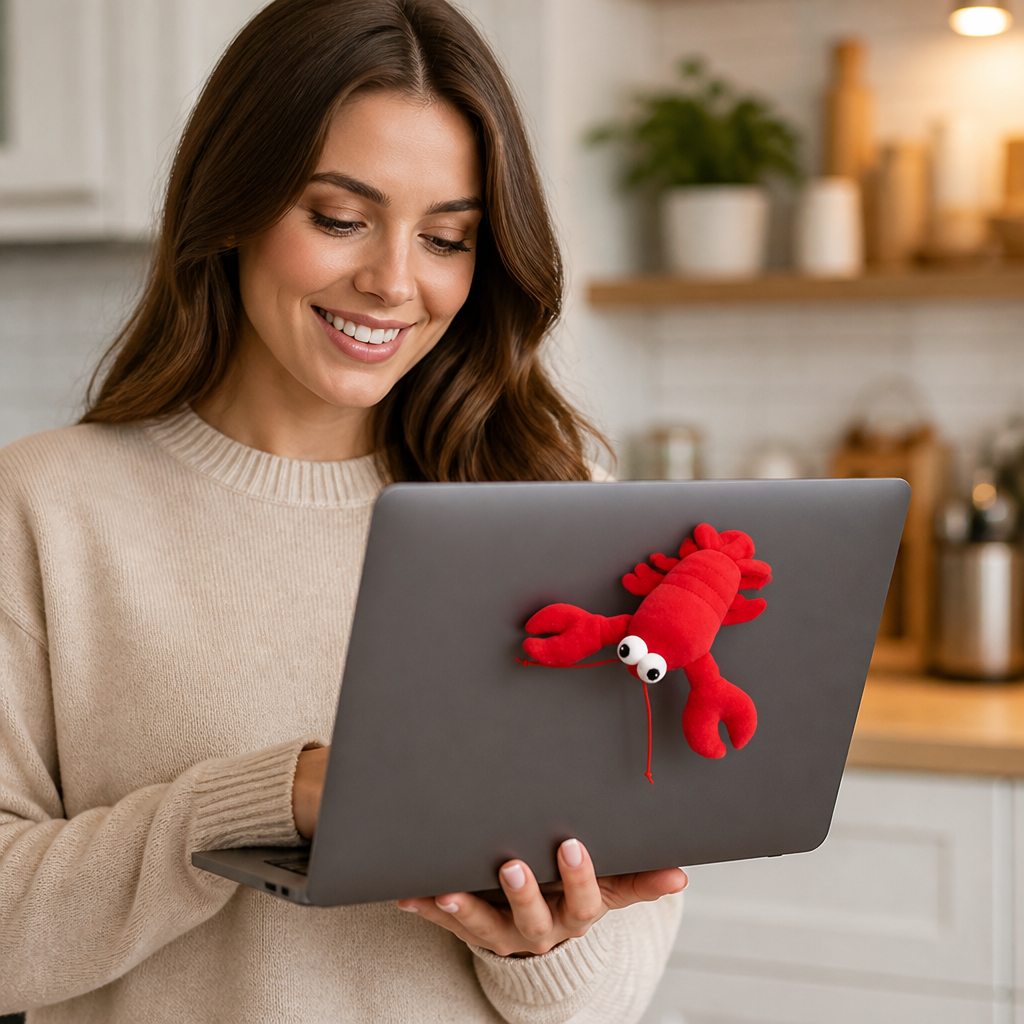 CozyPal™ — Soft Plush Bag & Laptop Buddy