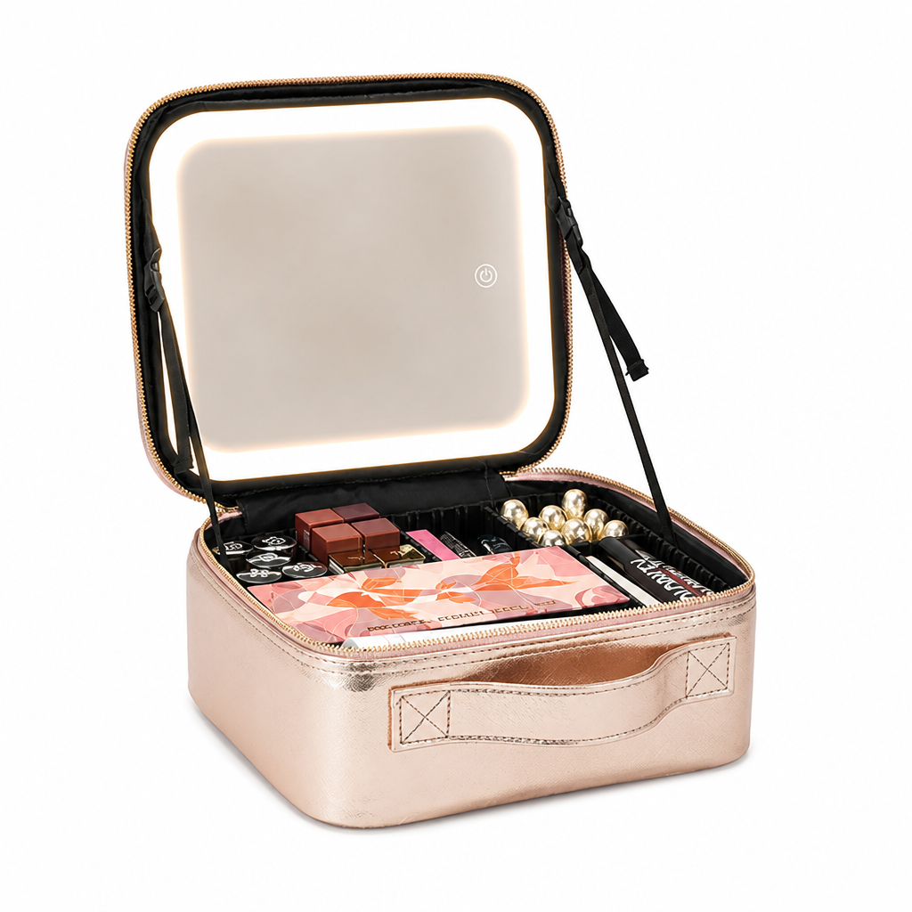 BeautyVault™ — Travel Makeup Storage Case