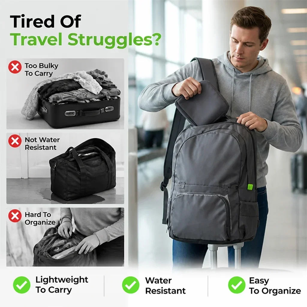 Travelle™ — Lightweight Convertible Backpack & Tote